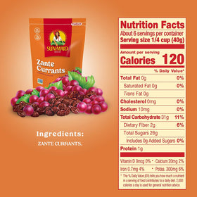Sun-Maid Zante Currants pantry display as a versatile ingredient.
