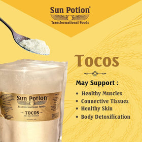 Sun Potion Tocos Powder poured into coffee demonstrates quick integration