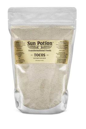 Sun Potion Tocos Powder container shows clean packaging highlighting vitamin E complex