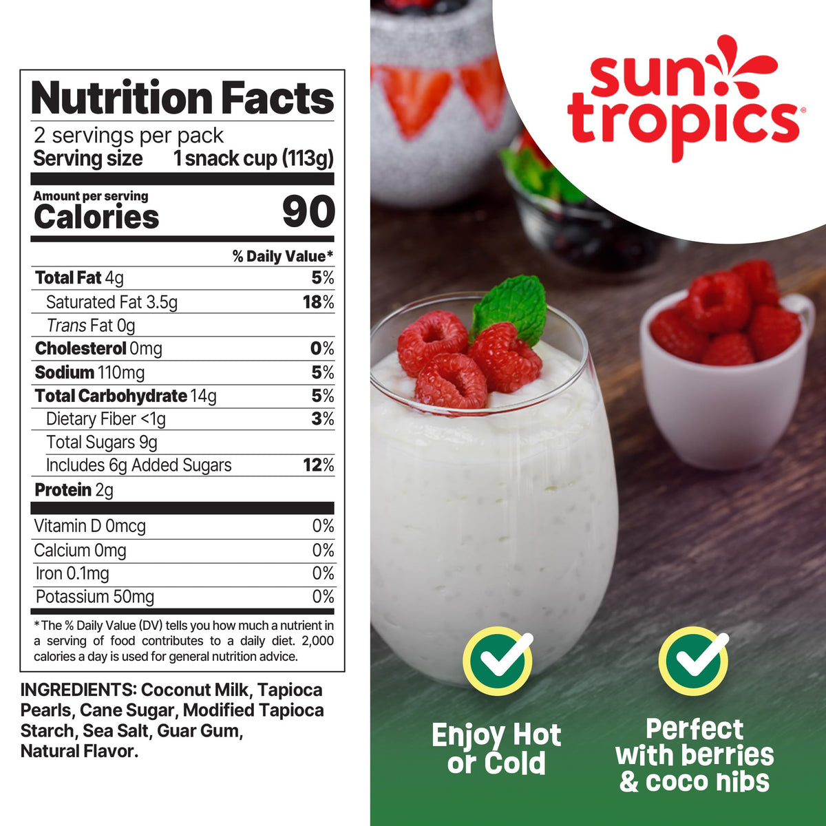 Sun Tropics brand-story visuals highlighting a family-driven, tropical-inspired kitchen