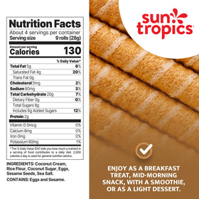 Sun Tropics CocoRolls Original Gluten-Free Dairy-Free, suitable for dietary restrictions.