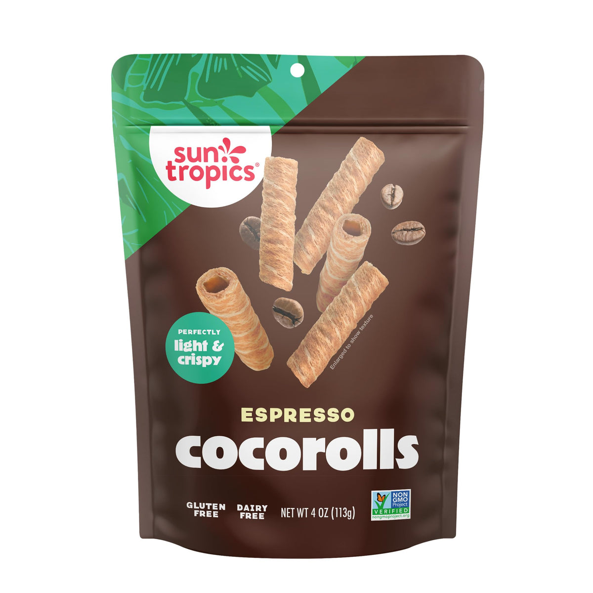  resealable travel snack pack of Sun Tropics CocoRolls for on-the-go