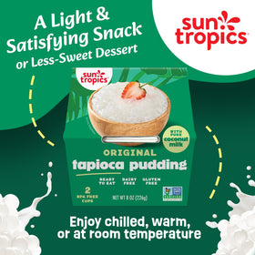 Sun Tropics creamy coconut milk base, smooth dairy-free dessert