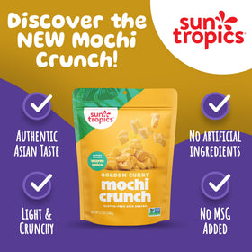 Sun Tropics Mochi Snack Bites Golden Curry Pack, rich curry flavor for sharing