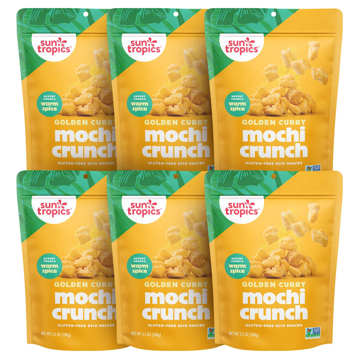 Sun Tropics Mochi Snack Bites Sea Salt Pack, gluten-free crunch for on-the-go