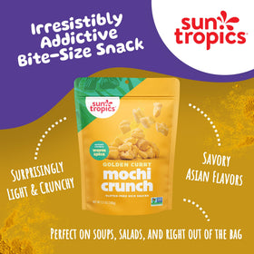 Sun Tropics Mochi Snack Bites Tamari Teriyaki Pack, savory gluten-free flavor