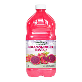 Sunberry Farms Dragon Fruit Nectar bottle displaying vibrant tropical flavor
