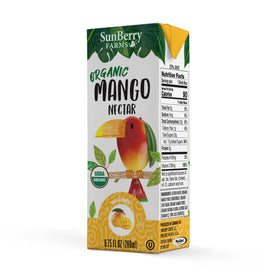 On-the-go Sunberry Farms juice boxes fit snacks and travel.
