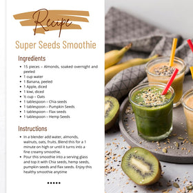 Sunbest Natural Super Seeds Mix baking bowl displays raw, protein-packed seeds