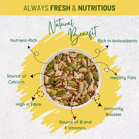 Sunbest Natural Super Seeds Mix trail mix scene promotes on-the-go fueling