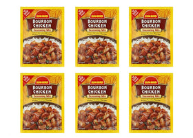 Sunbird Bourbon Chicken Seasoning Pack 6 front view enhances weeknight stir-fries.