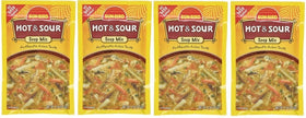 Sunbird Hot & Sour Soup Mix pack of 4 ready for quick, flavorful meals.