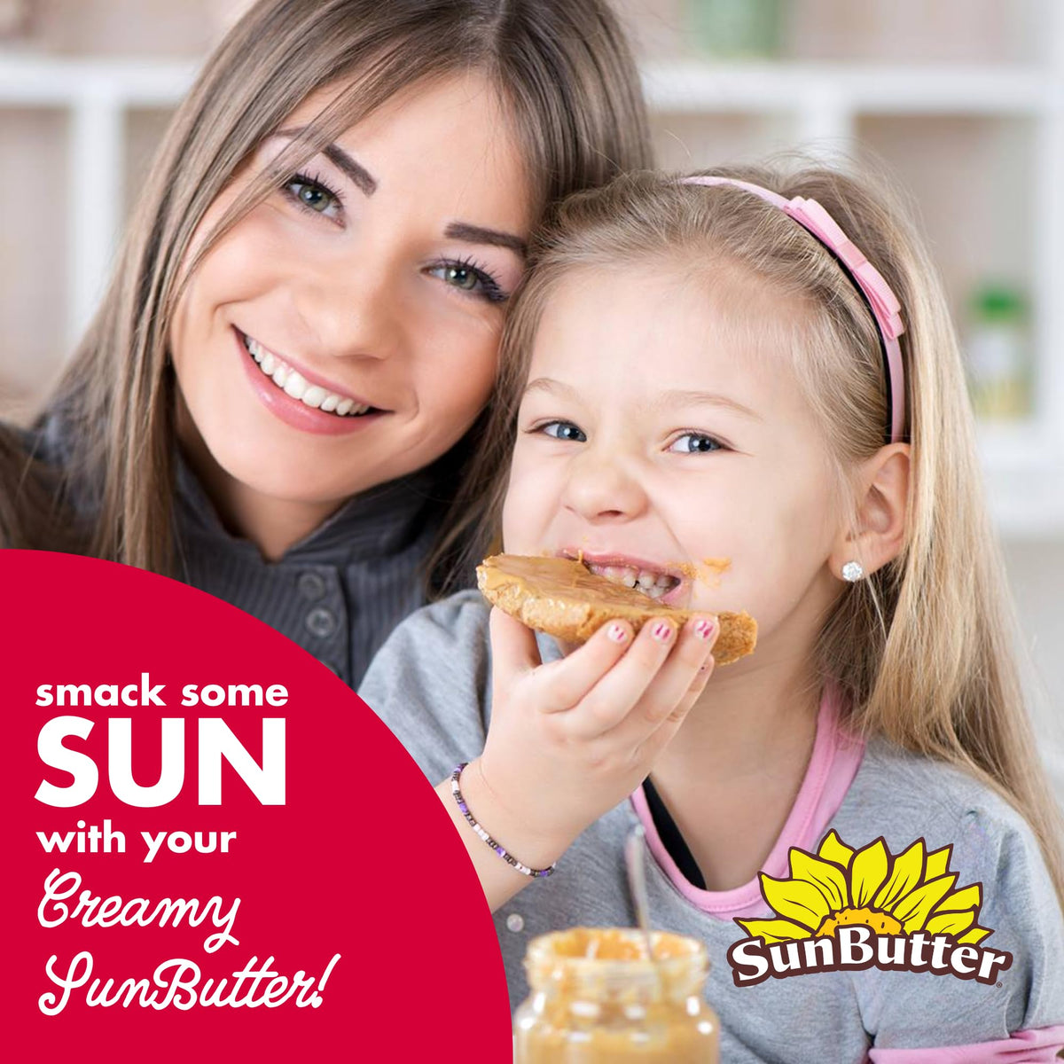SunButter label confirms allergen-free, vegan, and kosher status.