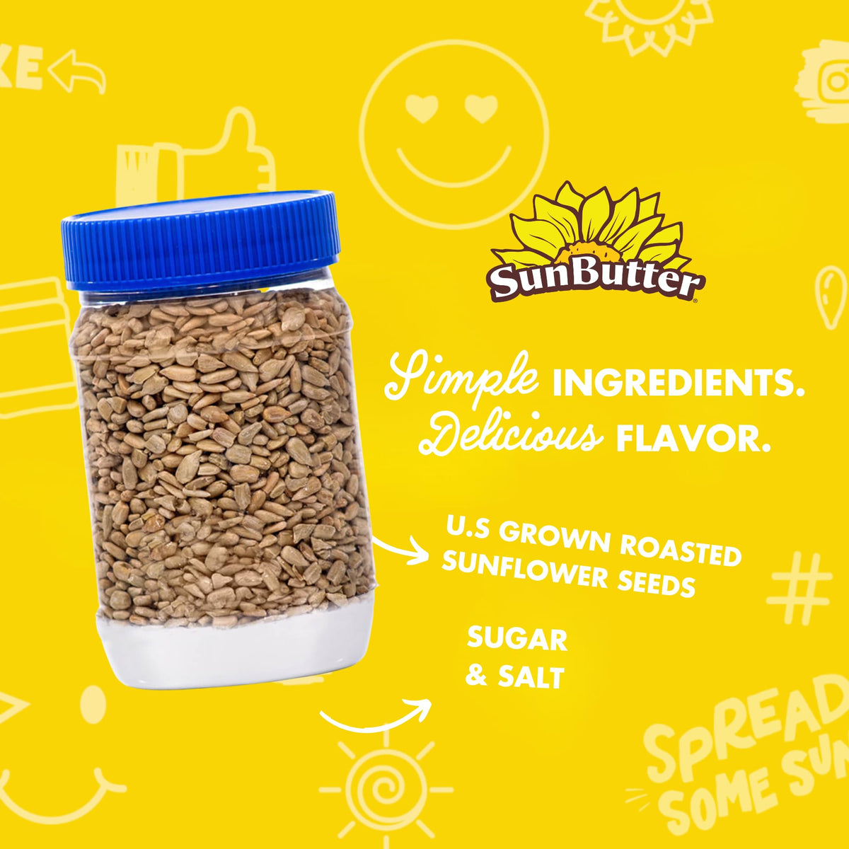 SunButter Crunch baking-use image suggests dairy-free substitution in recipes