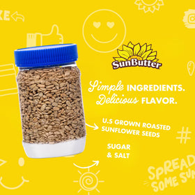 SunButter Crunch baking-use image suggests dairy-free substitution in recipes