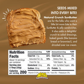 SunButter Crunch on toast demonstrates allergen-free flavor ideal for school lunches