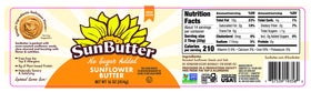 SunButter no sugar added sunflower seed butter pour highlighting creamy texture for smoothies