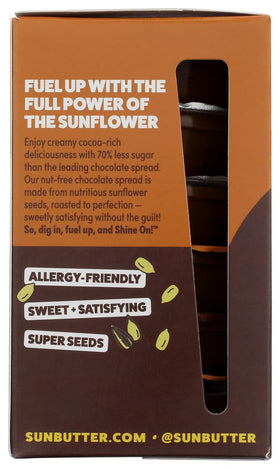 SunButter On The Go Chocolate Cups served in hand demonstrates grab-and-go portability