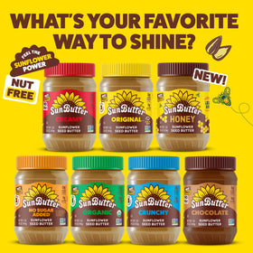 SunButter Organic topping on porridge for hearty mornings