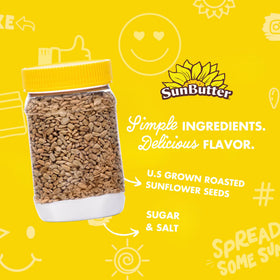 SunButter Original packaging shows kosher and vegan labels for a clean-label choice.