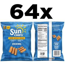 SunChips Original Multigrain Snacks bag texture close-up showcasing crisp texture for a satisfying bite