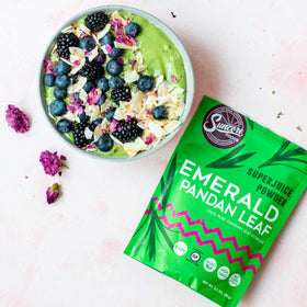 Suncore Foods Emerald Pandan Leaf Powder used with rice for color infusion