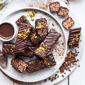 Suncore Foods Organic Cacao Nibs baking use offers chocolatey crunch.
