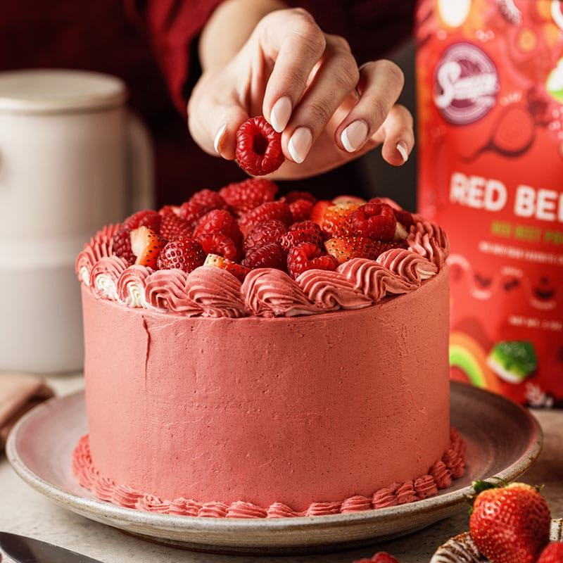 Suncore Foods Red Beet Powder used in baking to color treats subtly.