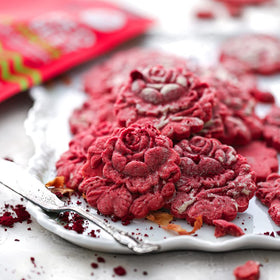 Suncore Foods Red Beet Powder stirred into yogurt for a natural color enhancement.