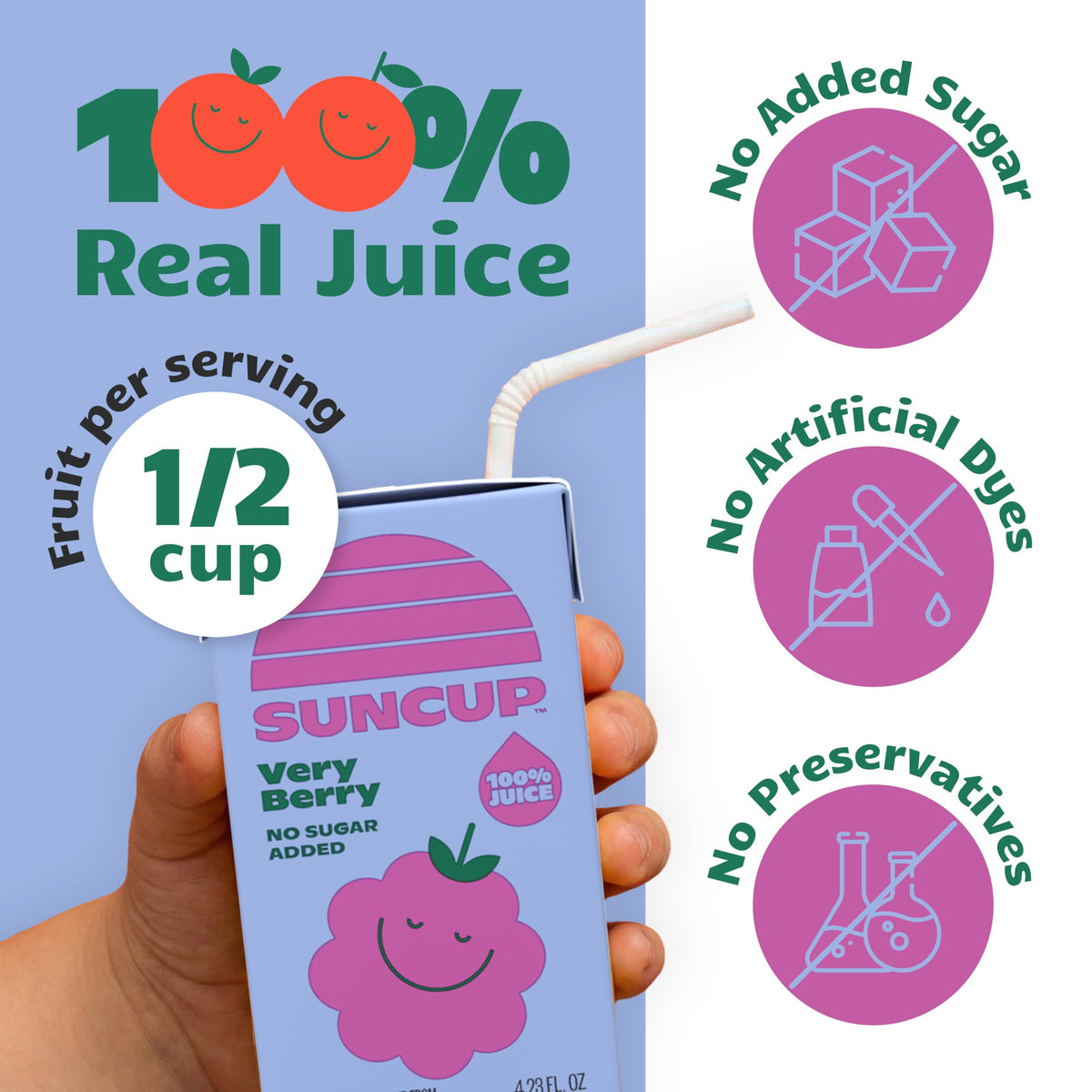 SunCup bulk 40-pack display, convenient for families and classrooms.