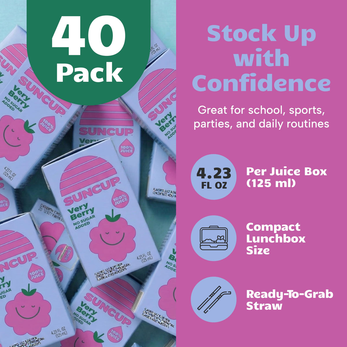 SunCup FSC-certified paperboard packaging supports sustainability.