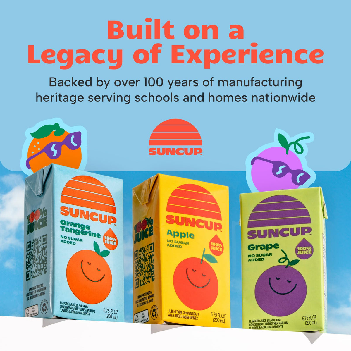 SunCup trusted in 49 states, aligns with school standards.