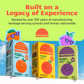 Suncup FSC-certified paperboard carton that's recyclable.