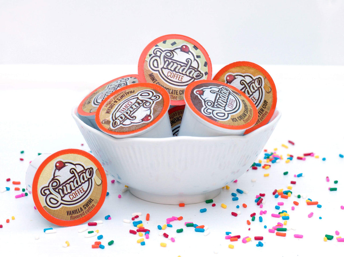 Sundae Coffee gift box display suggesting a thoughtful gift