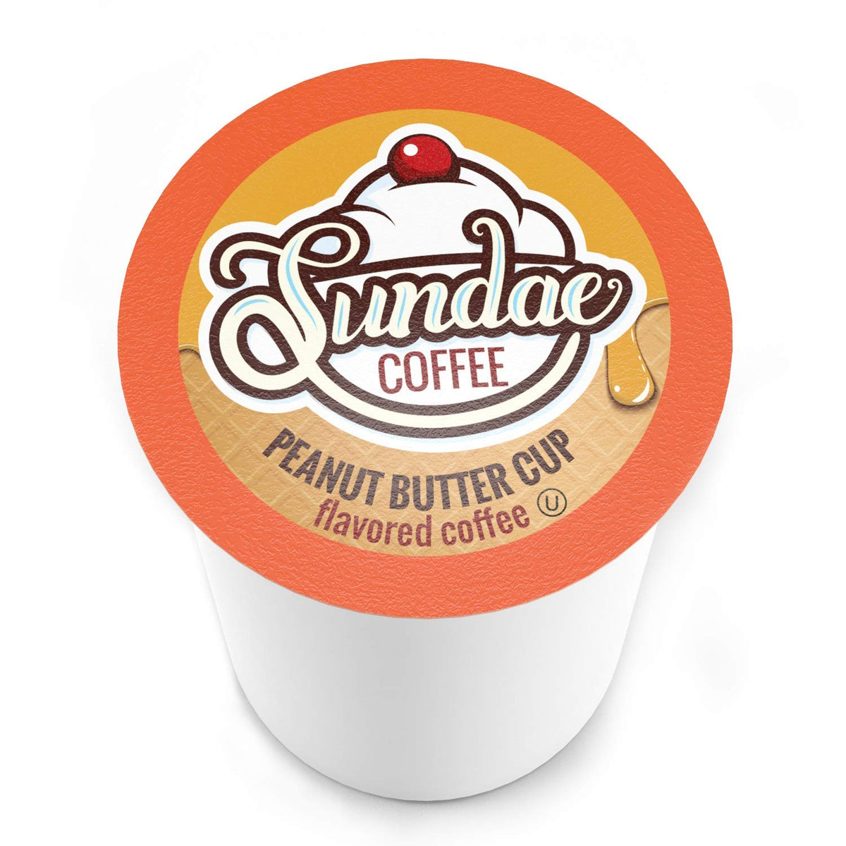 Sundae Coffee pod brewed hot, showcasing dessert-inspired flavor