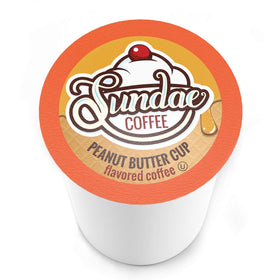 Sundae Coffee pod brewed hot, showcasing dessert-inspired flavor