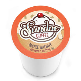 Close-up of Sundae Maple Walnut Arabica beans.