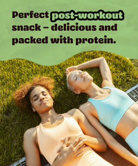 Sunfly Crunchy snack on kids' plates demonstrates allergen-safe, protein-rich option.