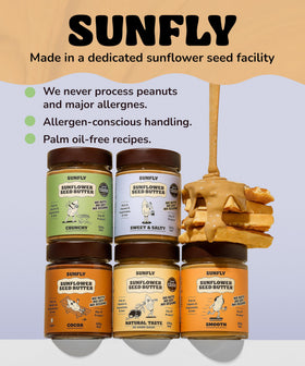 Sunfly Crunchy during workouts as a quick protein boost.