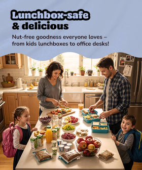 Sunfly Sunflower Butter scoop illustrates convenient snacking and portion control.