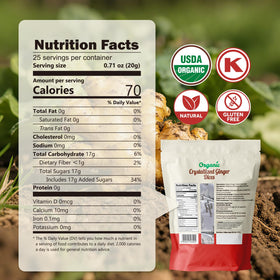 SUNGIVEN ginger dices candy packets arranged for convenient daily use