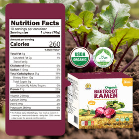 SUNGIVEN beetroot ramen ingredients highlight organic flour