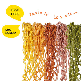 SUNGIVEN ramen with over 15% vegetable powder; vibrant color and nutrition.