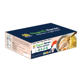SUNGIVEN Organic ramen noodles pack 20 shows premium branding and organic ingredients for mindful meals.