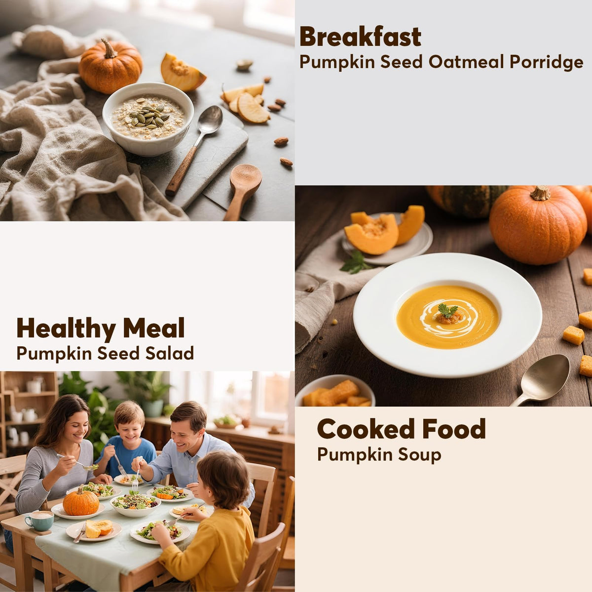 SUNGIVEN Pumpkin seeds salad topping adds texture and nutrition to bowls and yogurts.