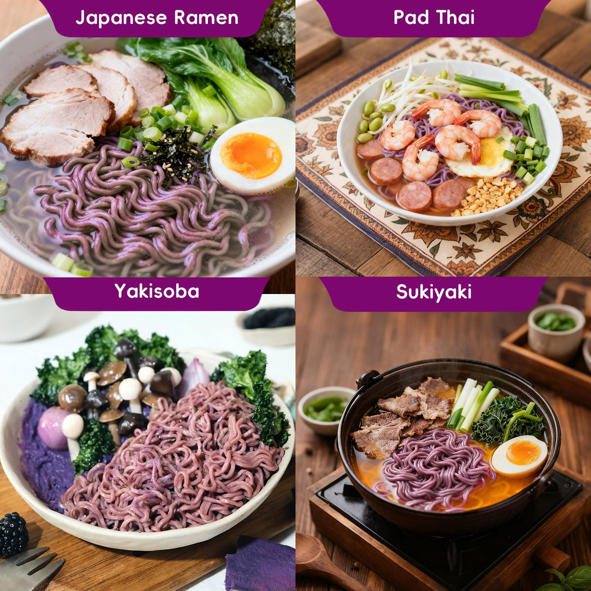 SUNGIVEN noodles serve as stir-fry base or base for soups and salads.