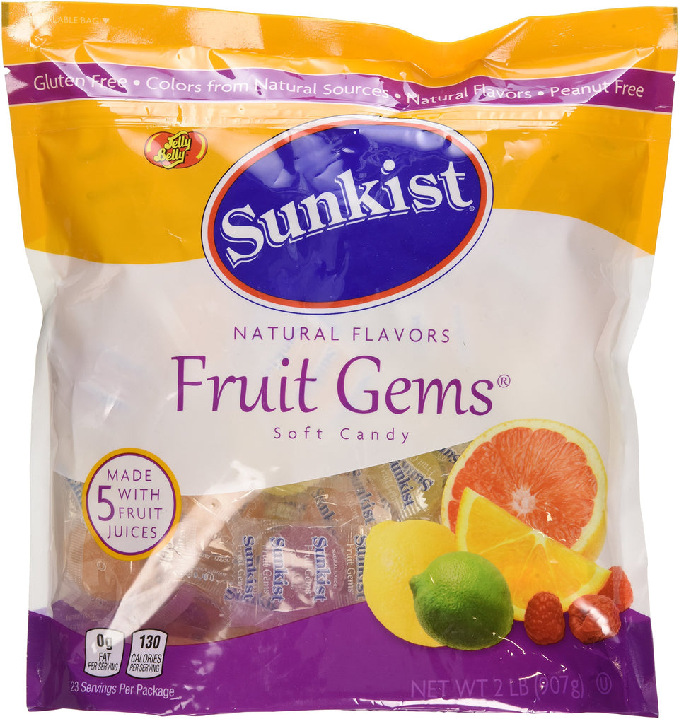 Sunkist Fruit Gems pack—vibrant, shareable candy for parties and gatherings.
