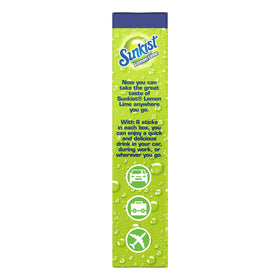 Sunkist Singles To Go product display with six boxes