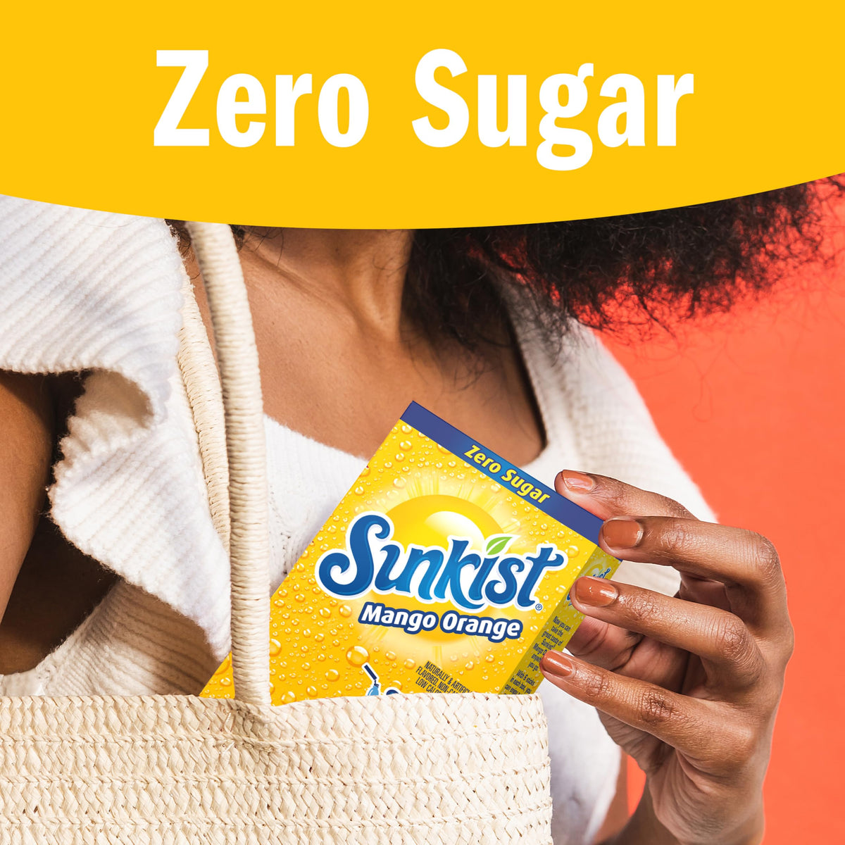 SINGLES TO GO! Mango Orange sugar-free flavor option for light hydration