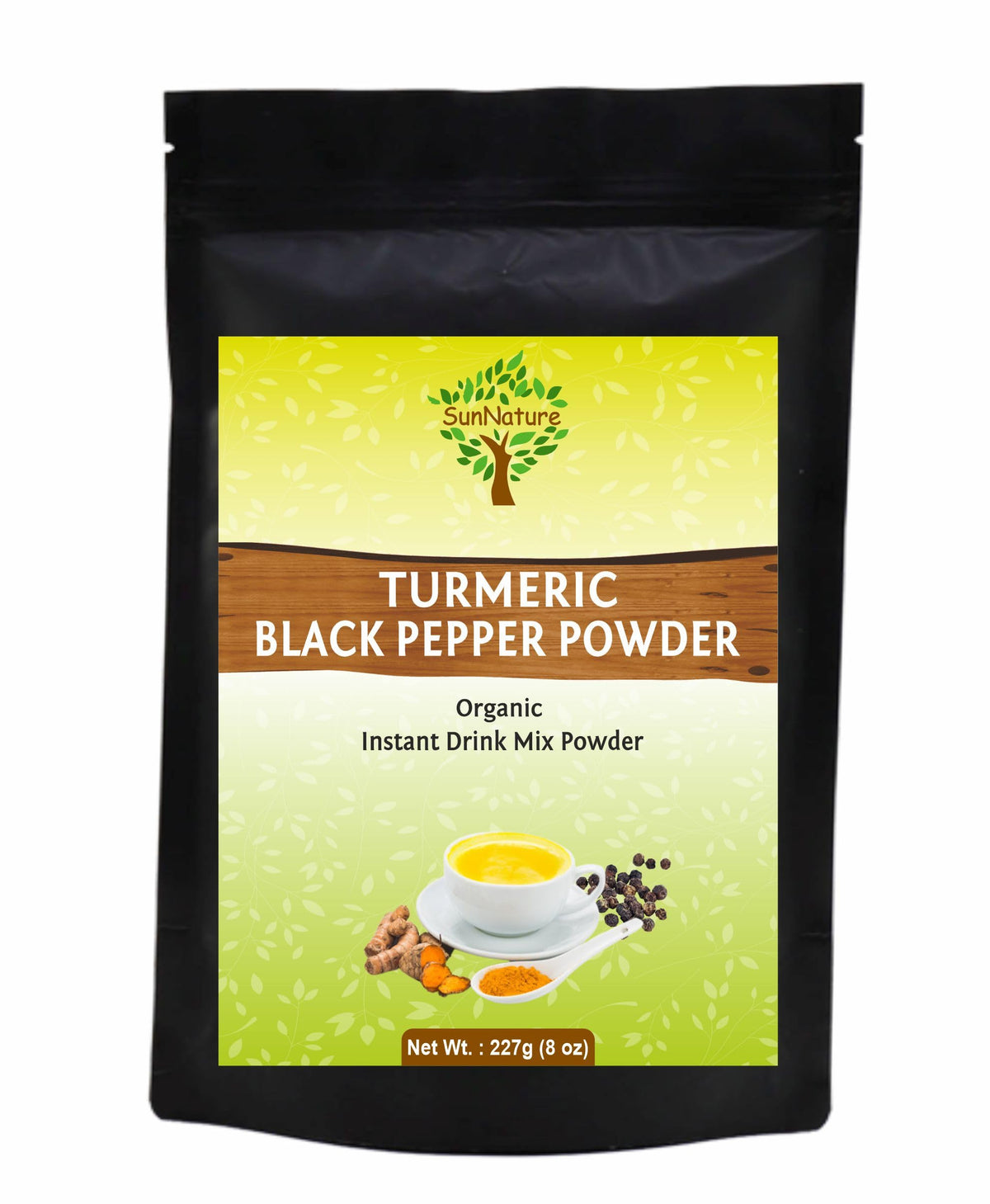 SunNature Turmeric Curcumin bottle showcases an immune-support supplement.